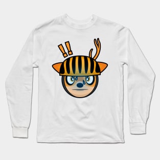 Shocked Cyclist Deer Velo Long Sleeve T-Shirt